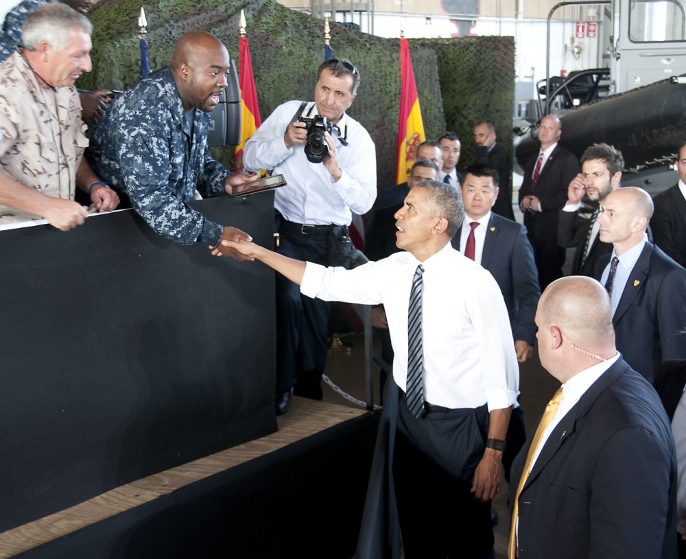 Obama visits Naval Station Rota