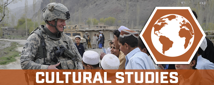 Homeland Defense and Security Information Analysis Center banner, text says "Cultural Studies"