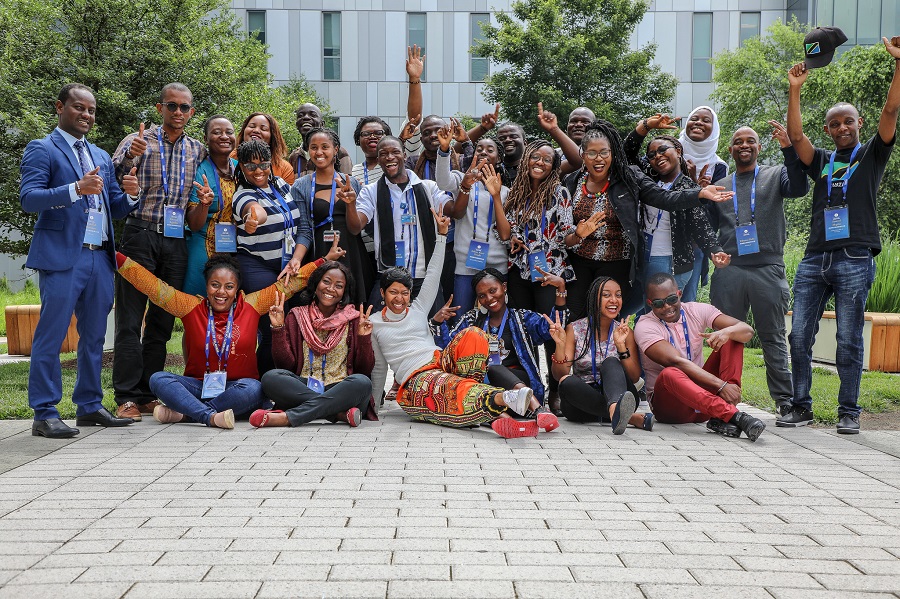 Group of Mandela Washington Fellows at the University of Delaware