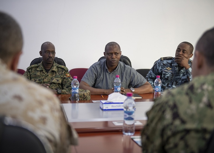 First-ever formal meeting with foreign liaison officers and U.S. military members assigned to Combined Joint Task Force-Horn of Africa