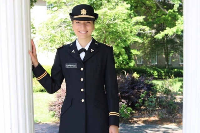 2nd Lt. Lauren Shappell poses for a photo.